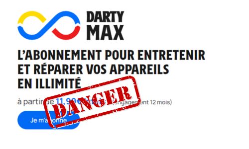 Litige Darty Max dol